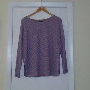 Ana A New Approach Lilac Stripe Sweater PL